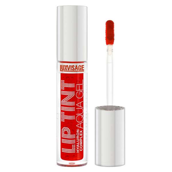 Тинт для губ `LUXVISAGE` LIP TINT AQUA GEL HYALURON COMPLEX тон 02 с гиалуроновым комплексом