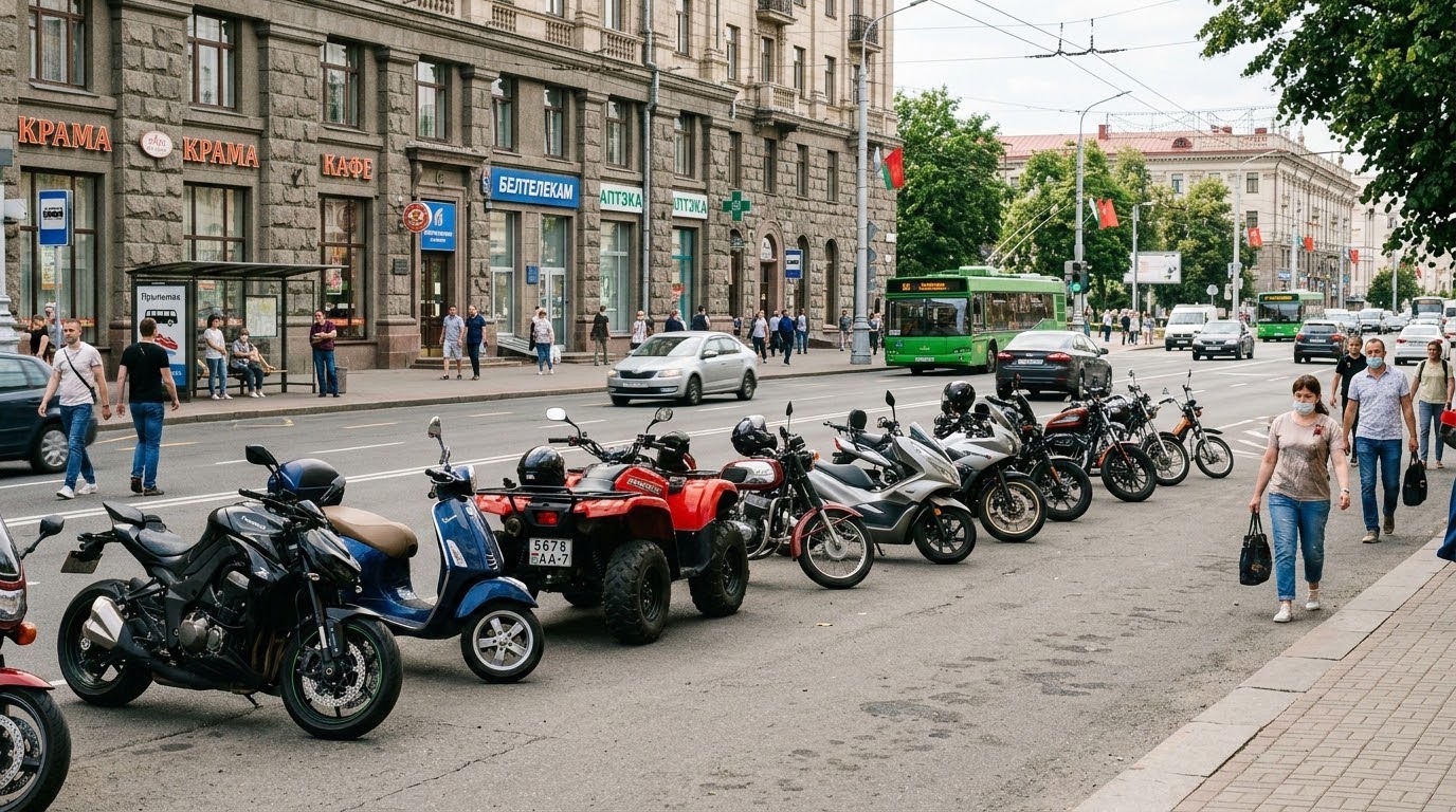 Обзор мотоциклов, скутеров и квадроциклов в Беларуси